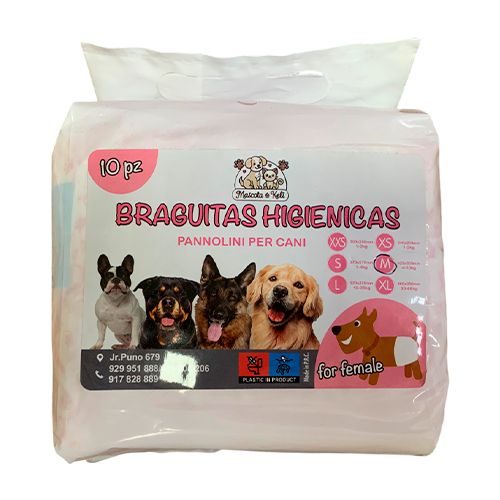 La Mascota de Keli Pañales para Hembra talla l 1 Unidad