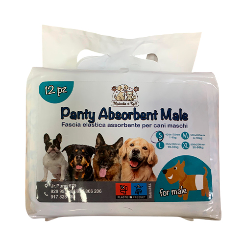 La Mascota de Keli Pañales para Macho talla L 1 Unidad