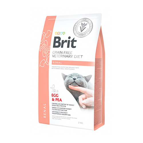 Brit Grain Free Vet Diets As Cat Renal 2Kg