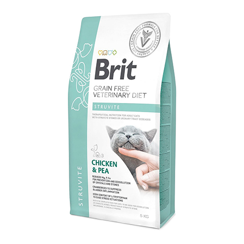Brit Grain Free Vet Diets As Cat Struvite Chicken & Pea 5kg