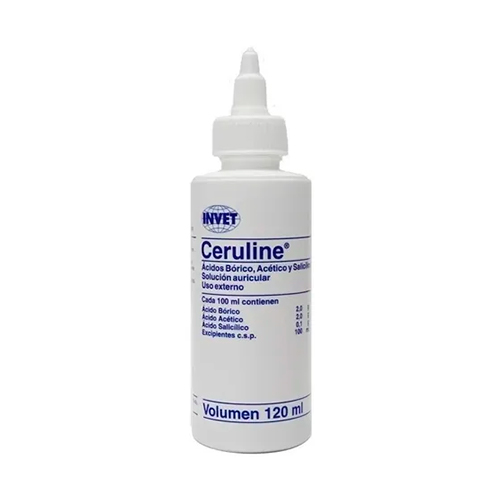Invet Ceruline Limpiador Ótico 120ml