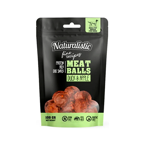 Naturalistic Fine Recipes Meatballs Duck & Apple Grain Free 100Gr
