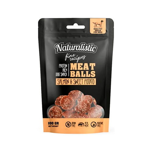 Naturalistic Fine Recipes Meatballs Salmón & Sweet Potato Grain Free 100Gr