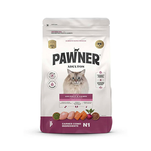 Pawner Gato Adulto Pollo y Salmón 3kg