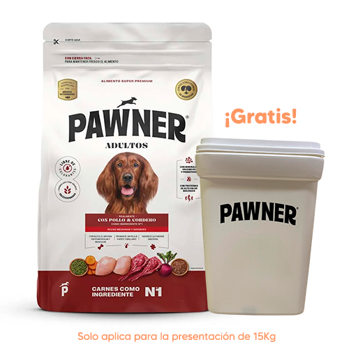 Pro Plan Dog Adulto Razas Pequeñas Pollo y Arroz 3Kg Pawner Perro Adulto Raza Mediana y Grande Pollo y Cordero 15kg