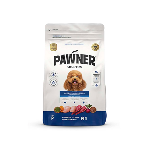 Pawner Perro Adulto Raza Pequeña Pollo y Cordero 1Kg