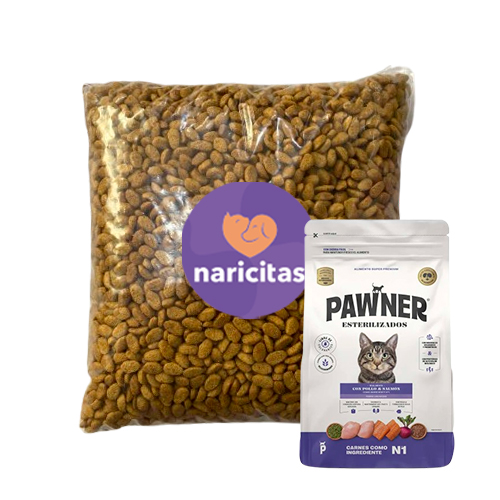Granel Pawner Gato Adulto Esterilizado Pollo y Salmón 500Gr