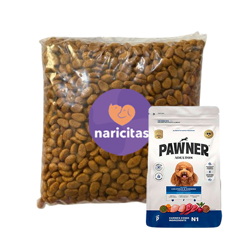 Garnel Pawner Perro Adulto Raza Miniatura y Pequeña Pollo y Cordero 500Gr