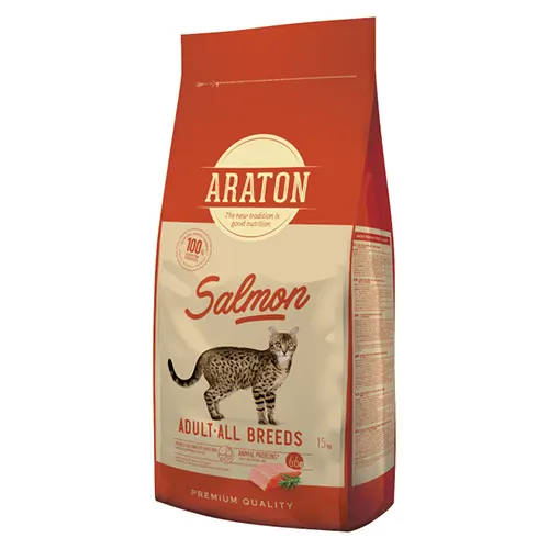 Araton Gato Adulto All Breeds Salmón 15Kg