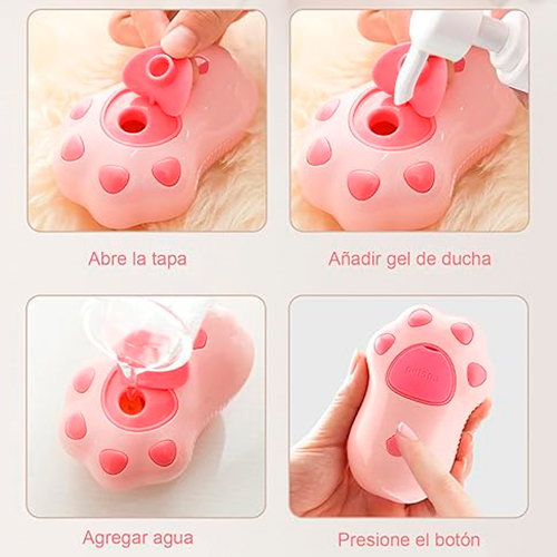 La Mascota de Keli Cepillo Removedor de Pelo con Vaporizador