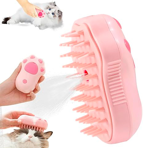 La Mascota de Keli Cepillo Removedor de Pelo con Vaporizador