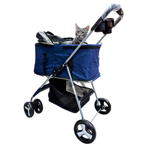 Coche para Mascota Perro o Gato Pet Stroller 70x48x101cm La Mascota De Keli Coche para perro o gato Pet Stroller 70x48x101cm