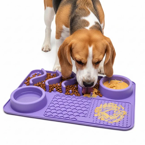 La Mascota de Keli Plato Antiestrés 5 en 1 Comedero y Bebedero