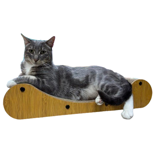 La Mascota de Keli Rascador tipo Sofa Cama con borde de madera