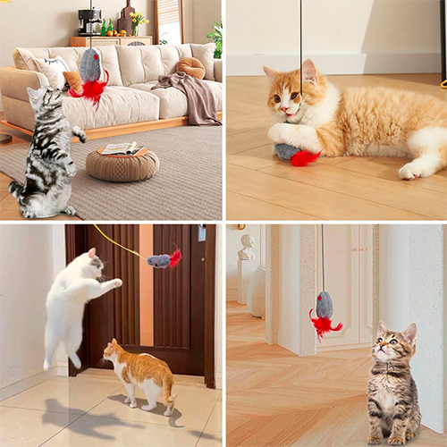 Marvel Dog Squeaky Plush Super Heroes La Mascota de Keli Ratoncito Colgante para gato