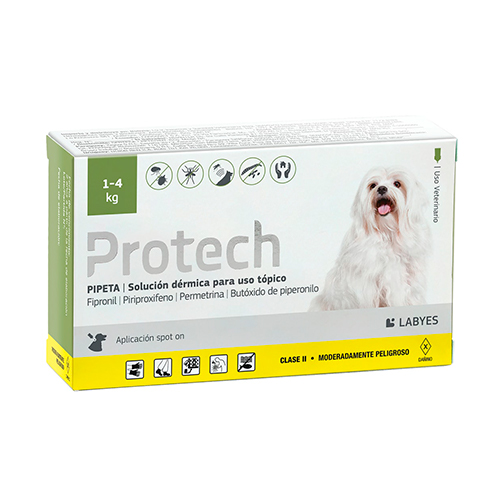 Perro fipronex g5 10-20kg (3ml) x1 dosis Labyes Pipeta Antipulgas Perro Protech Spot On 1-4Kg 0.4ml