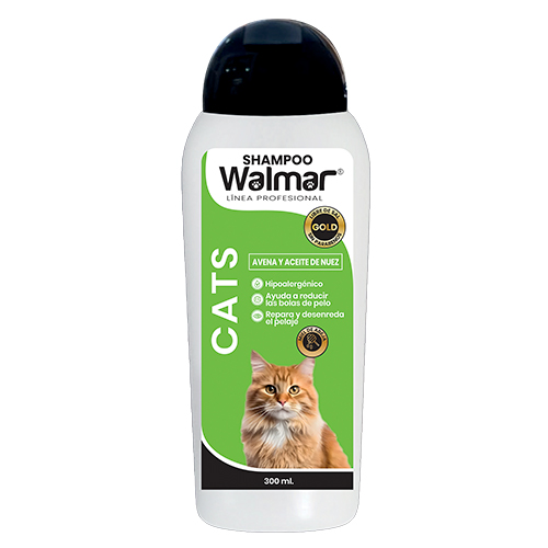 Walmar Shampoo Cats Avena y Aceite de Nuez 300ml