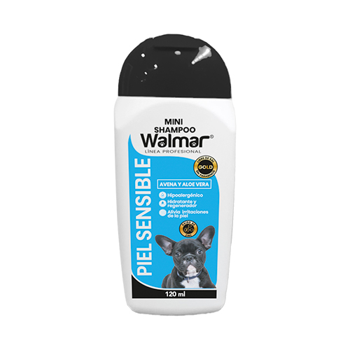 Walmar Shampoo Dog Piel Sensible Avena y Aloe Vera 120ml