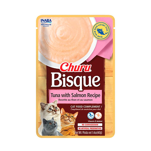 Churu Bisque Tuna with Salmón Recipe 40Gr