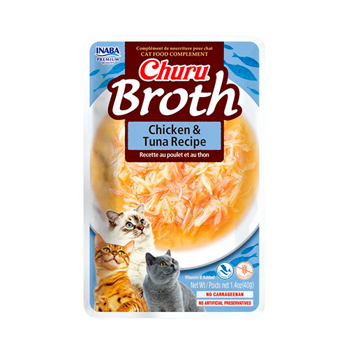 Churu Broth Chicken with Tuna Recipe 40Gr