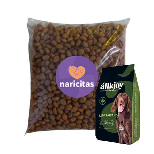 Granel Ricocan Adulto Razas Medianas y Grandes Cordero y Cereal 500Gr Granel Allkjoy Perro Adulto Todas las Razas Vegetariano 500Gr