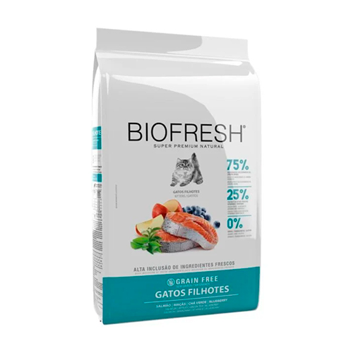 Biofresh Gatito Salmón, Manzanas, Té Verde y Arándanos 1.5Kg