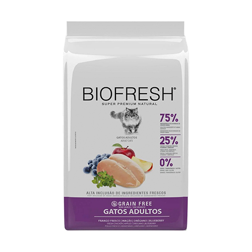 Biofresh Gato Adulto Pollo, Manzanas, Orégano y Arándanos 1.5Kg
