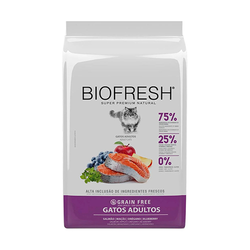 Biofresh Gato Adulto Salmón, Manzanas, Orégano y Arándanos 1.5kg