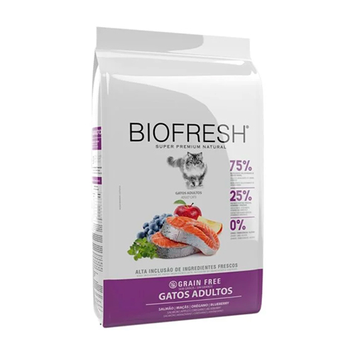 Biofresh Gato Adulto Salmón, Manzanas, Orégano y Arándanos
