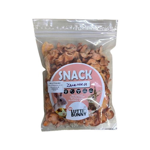 Mr. Lutti Bunny Snack para Conejo Zanahoria 100Gr