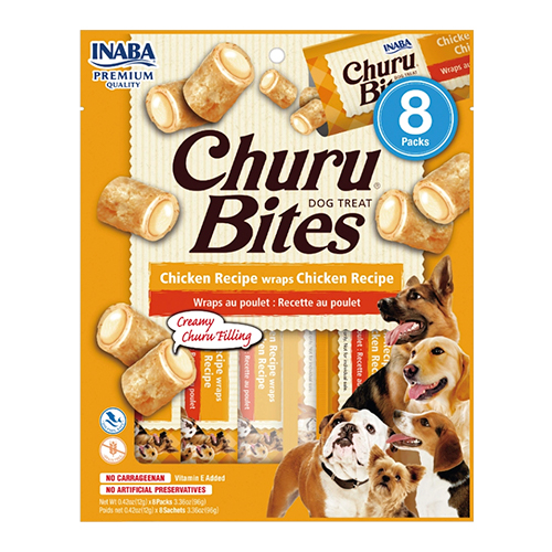 Churu Bites Snack para Perro Pollo 8 Unidades