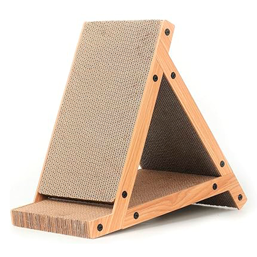 La Mascota de Keli Rascador Triangular 360° para gatos