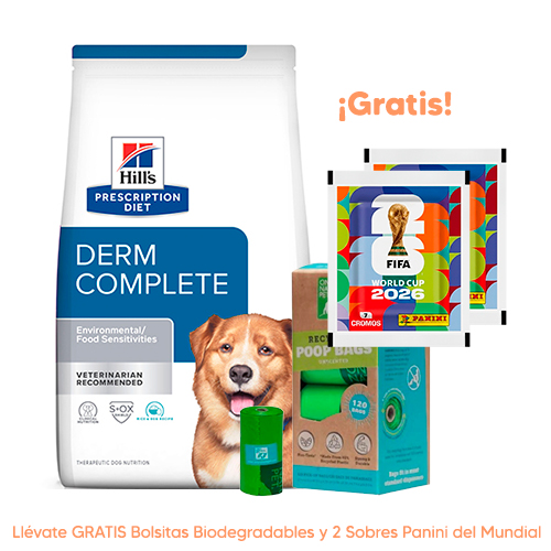 Hills PD Canine Derm Complete Cuidado de la Piel 3kg