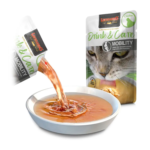 Leonardo Cat Drink & Care Mobility Chicken 40Gr