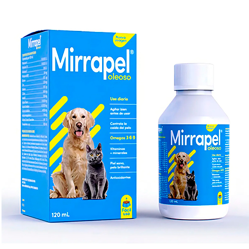 Mirrapel Suplemento Vitamínico Jarabe para Perro y Gato 120ml