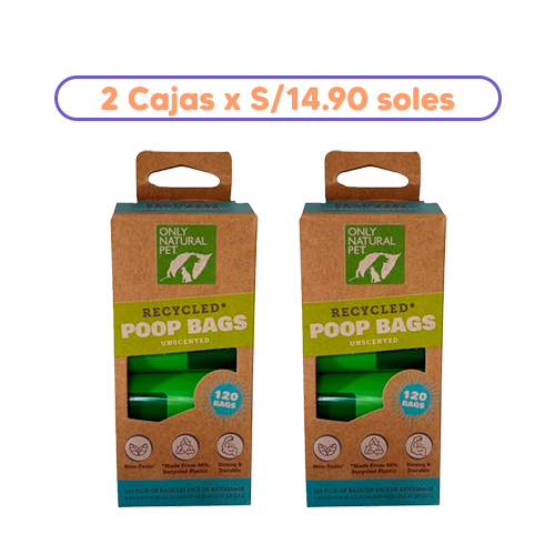 Promoción Pet Show Bolsitas Biodegradables 8 Rollitos de 120 Unidades