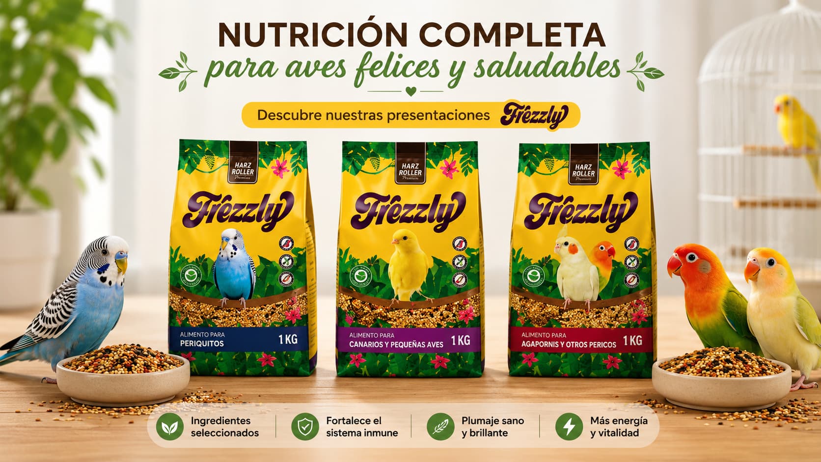 ¿Qué comen las aves domésticas? Los mejores alimentos para aves en Perú alimento para aves domesticas Frezzly