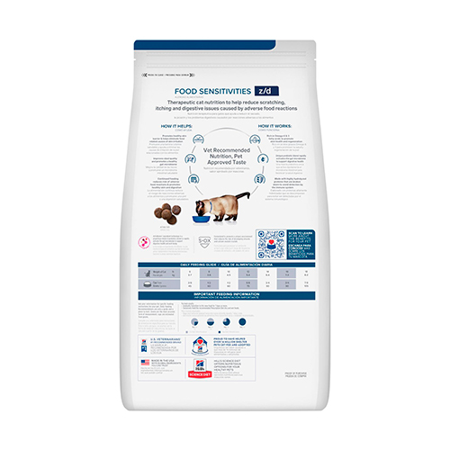 Homepage Hills Pd Feline Z/D Sensibilidad Alimentaria 1.8Kg