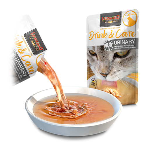 Homepage Leonardo Cat Drink & Care Beauty Urinary Chicken 40Gr