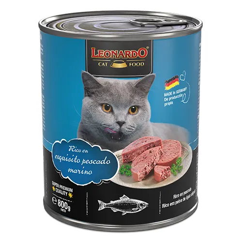 Leonardo Cat Lata Quality Selection Pescado 800gr