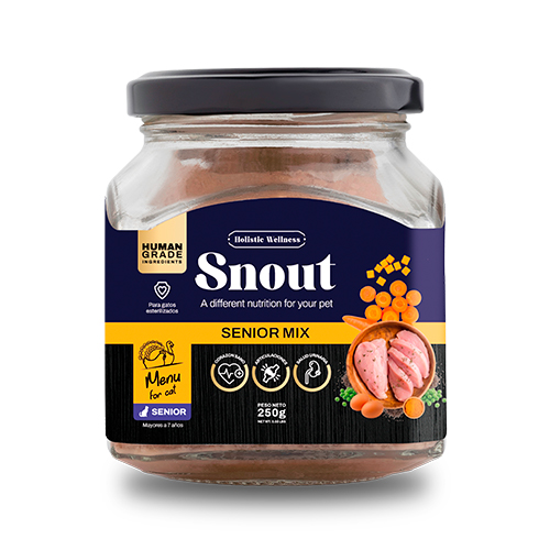 Snout Holistic Wellness Senior Gato Mix 250gr