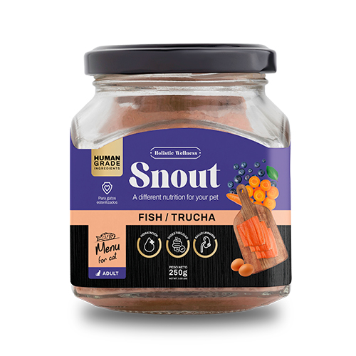 Snout Holistic Wellness Trucha Adulto Gato 250gr