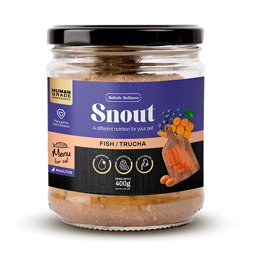 Snout Holistic Wellness Trucha Adulto Gato 400gr