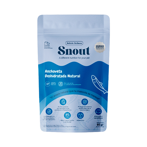Snout Treats Anchoveta Natural 80Gr
