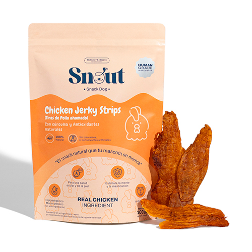 Snout Treats Chicken Strips Ahumadas 100Gr