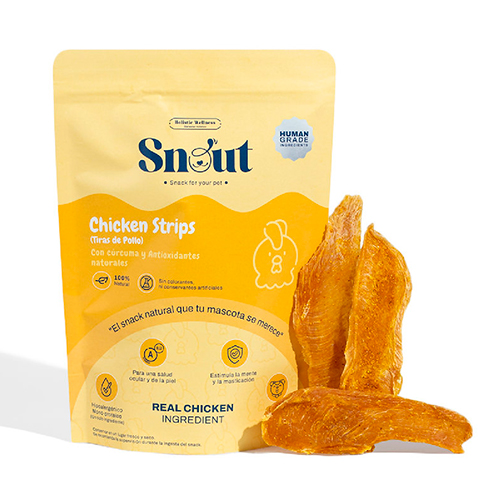 Snout Treats Chicken Strips Naturales 100Gr