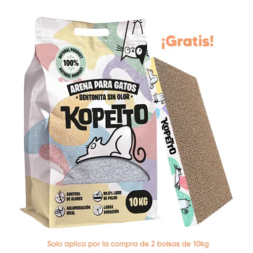 Kopetto Arena De Bentonita Sin Olor 10kg