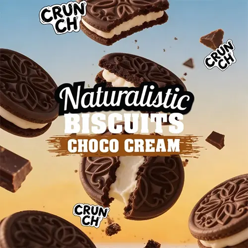 Naturalistic Biscuits Choco Cream 120Gr