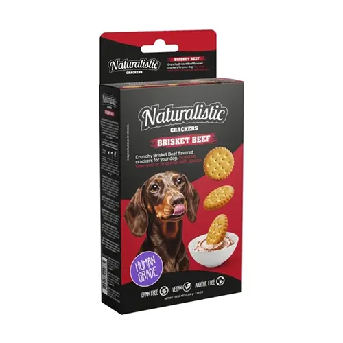 Naturalistic Crackers Brisket Beef 200Gr