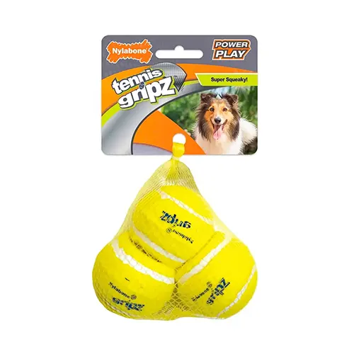 Nylabone Juguete para Perro Nyla Play Tennis Ball 3 Pieces Small